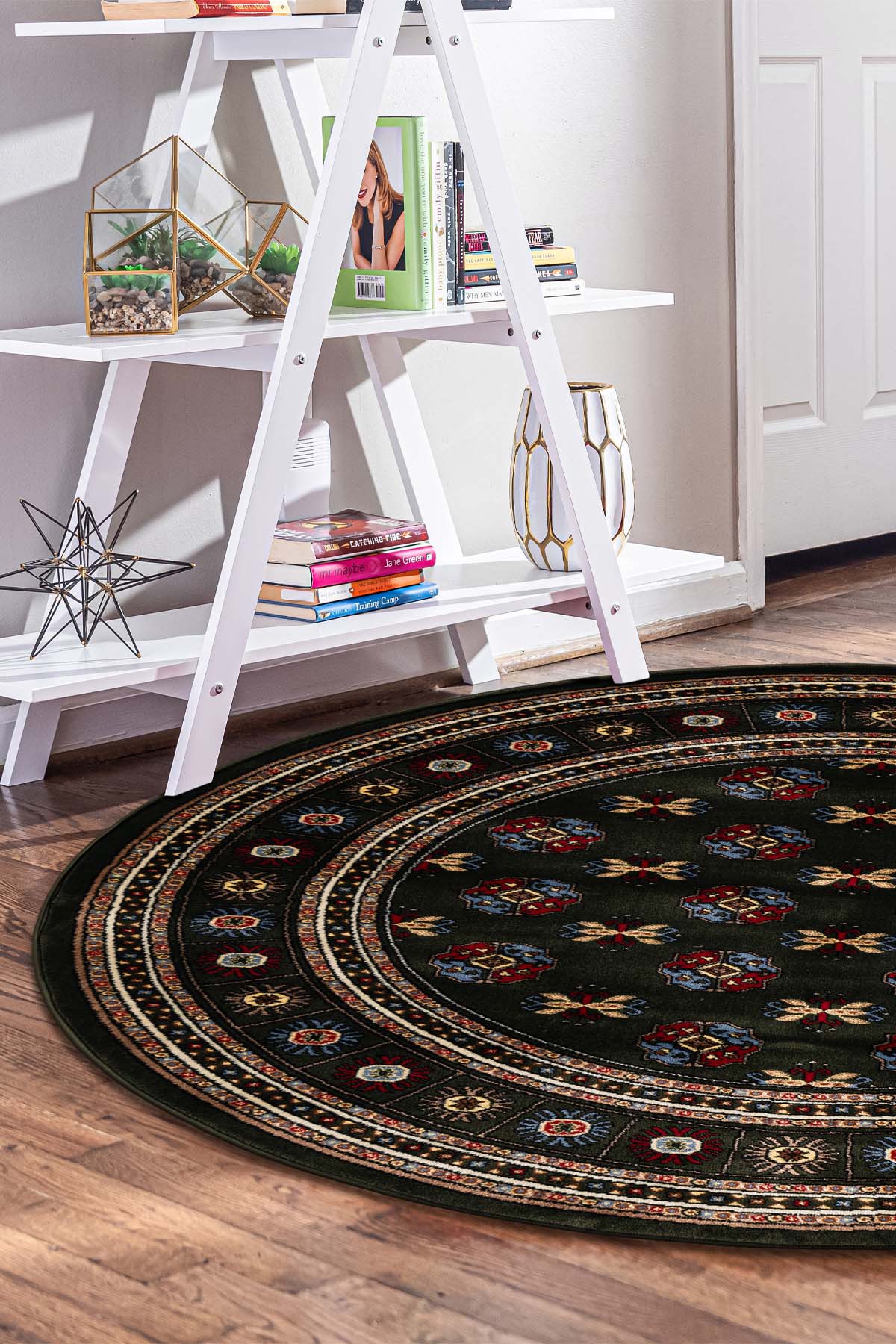 Angorahome Persian Dokuma Makine Halısı BK1000 160 x 160 Yuvarlak - 5