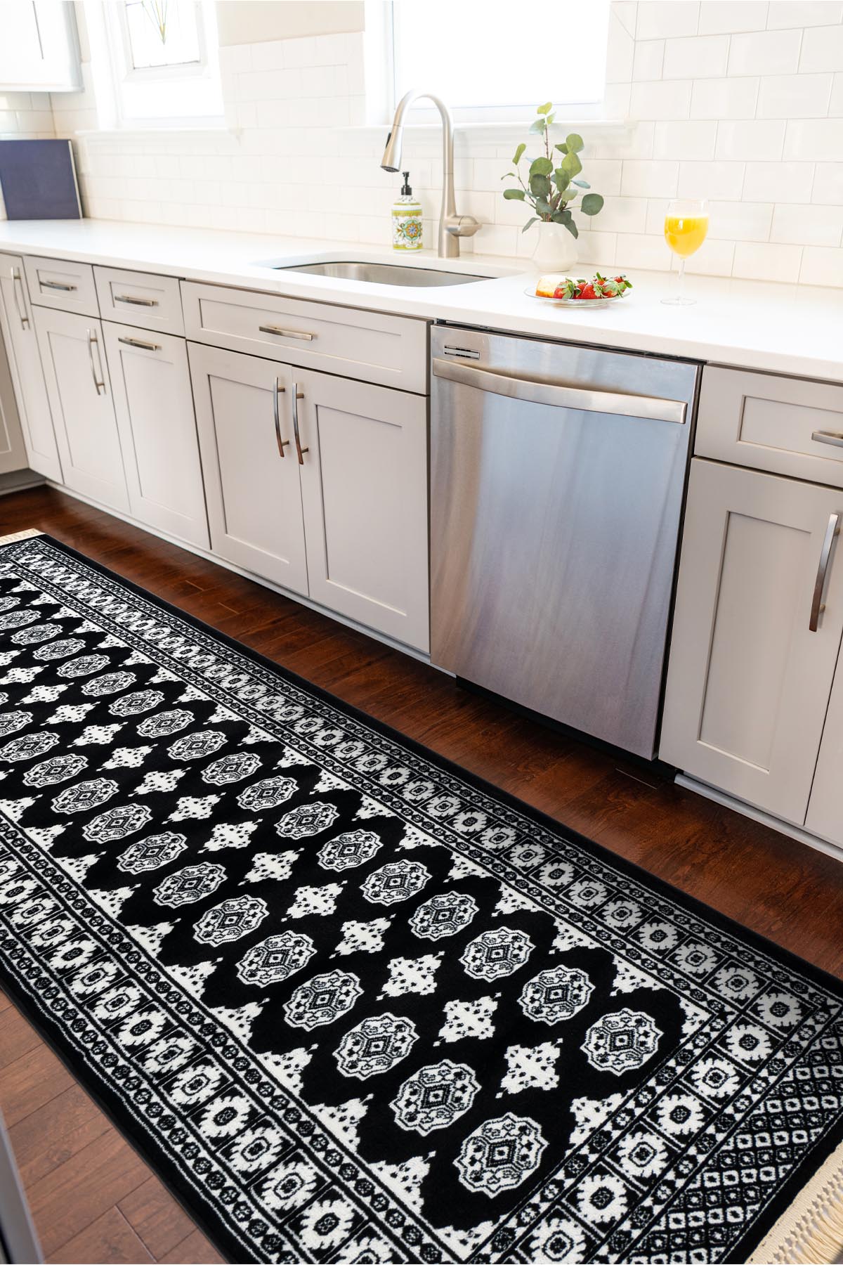 Angorahome Persian Dokuma Makine Halısı BK1002 80 x 305 Dikdörtgen - 2