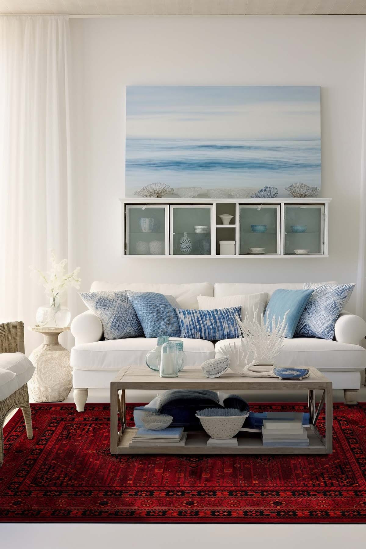 Angorahome Persian Dokuma Makine Halısı BK1003 125 x 185 Dikdörtgen - 2