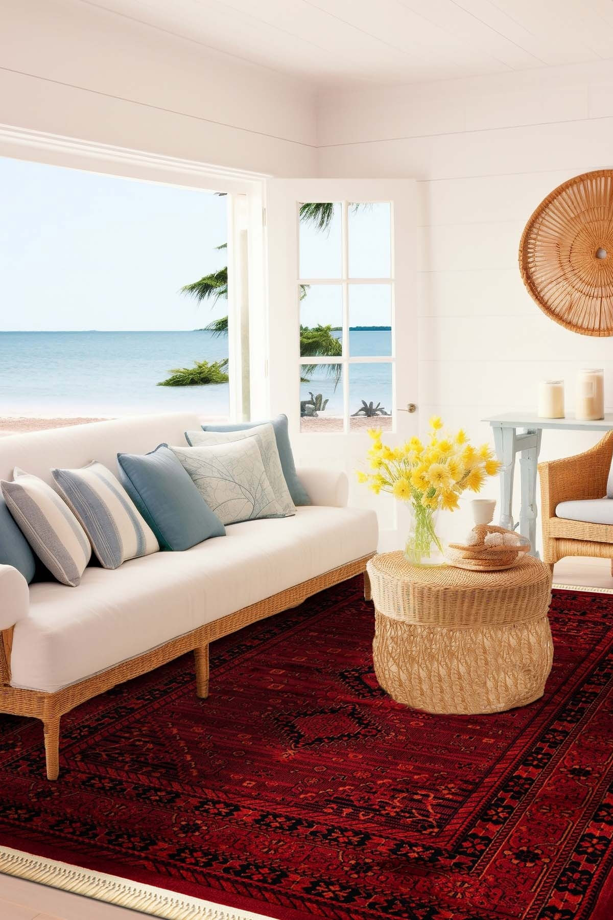 Angorahome Persian Dokuma Makine Halısı BK1003 125 x 185 Dikdörtgen - 3