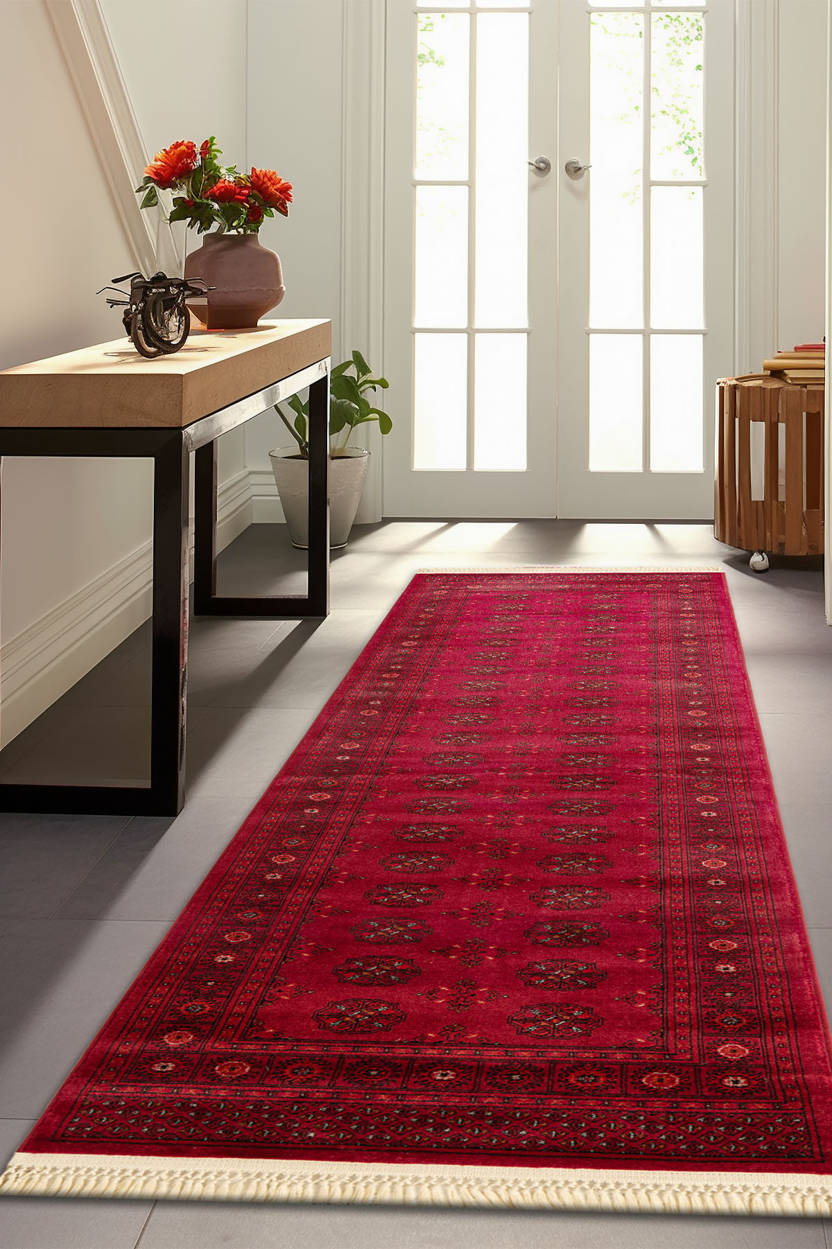 Angorahome Persian Dokuma Makine Halısı BK1004 80 x 305 Dikdörtgen - 3