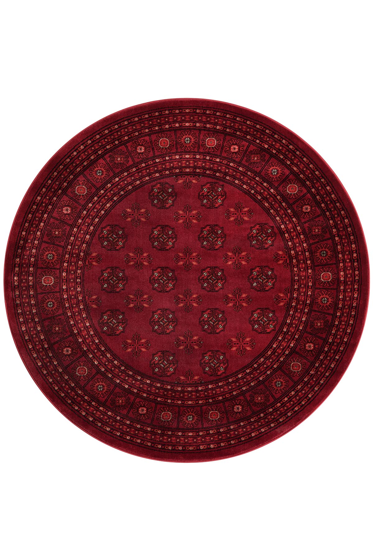 Angorahome Persian Dokuma Makine Halısı BK1004 160 x 160 Yuvarlak - 10