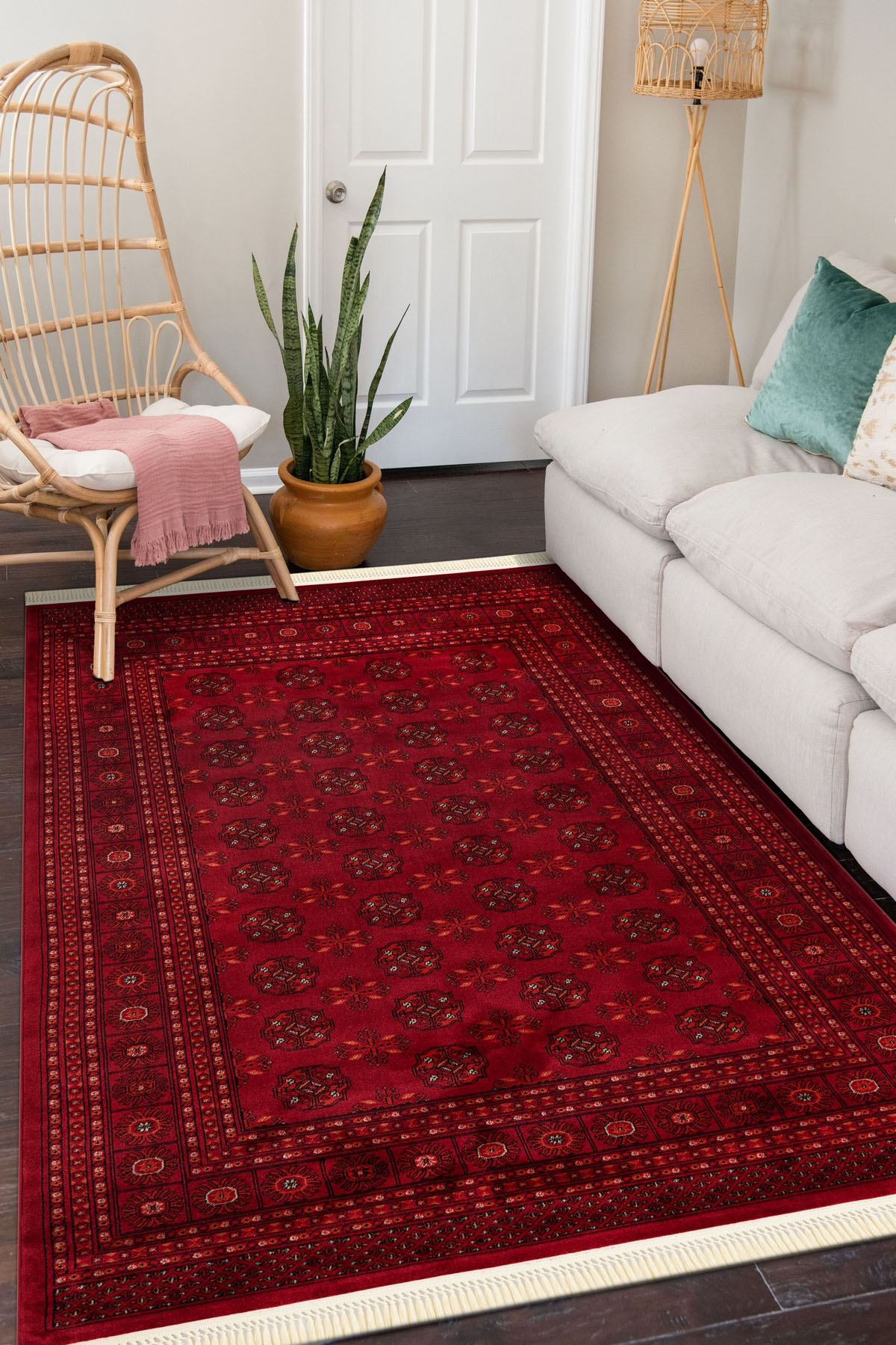 Angorahome Persian Dokuma Makine Halısı BK1004 125 x 185 Dikdörtgen - 3