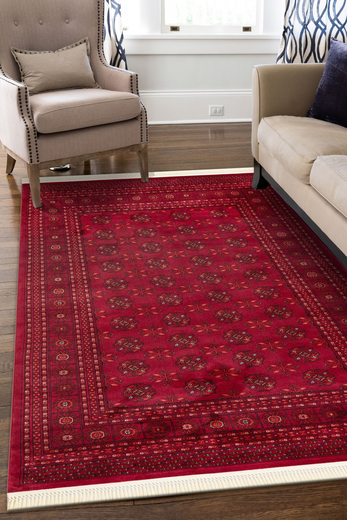 Angorahome Persian Dokuma Makine Halısı BK1004 125 x 185 Dikdörtgen - 4