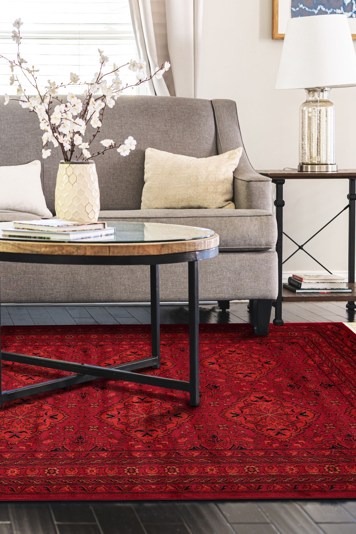 Angorahome Persian Dokuma Makine Halısı BK1005 125 x 185 Dikdörtgen - 2