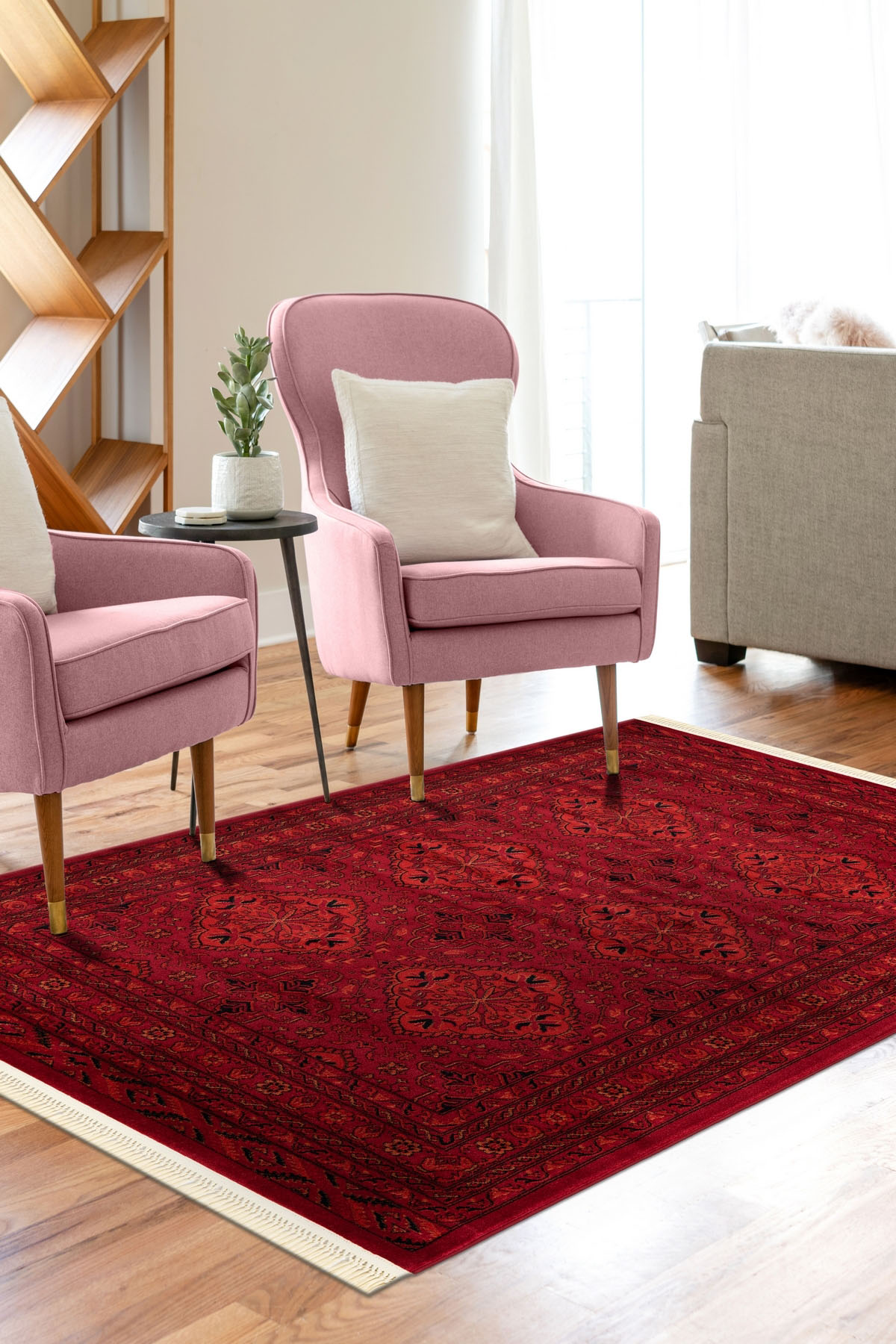 Angorahome Persian Dokuma Makine Halısı BK1005 125 x 185 Dikdörtgen - 3