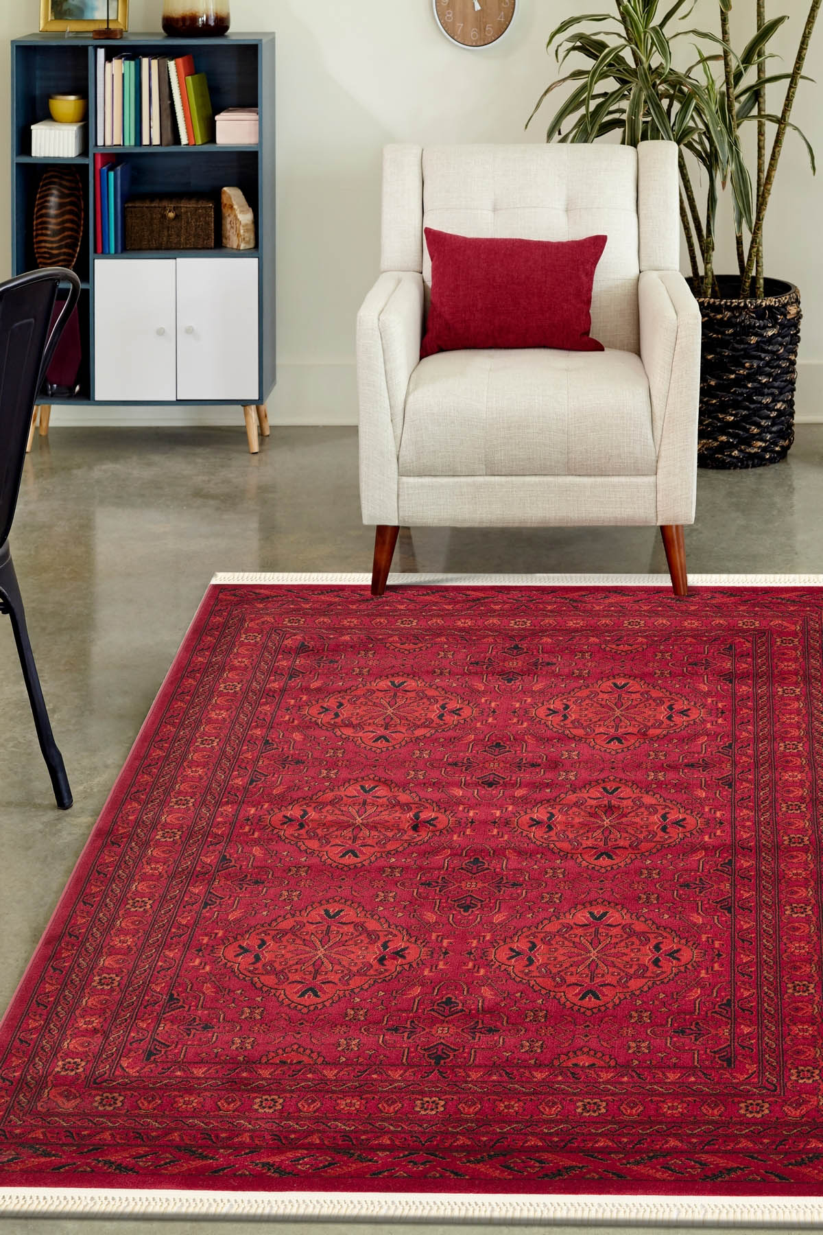 Angorahome Persian Dokuma Makine Halısı BK1005 125 x 185 Dikdörtgen - 5