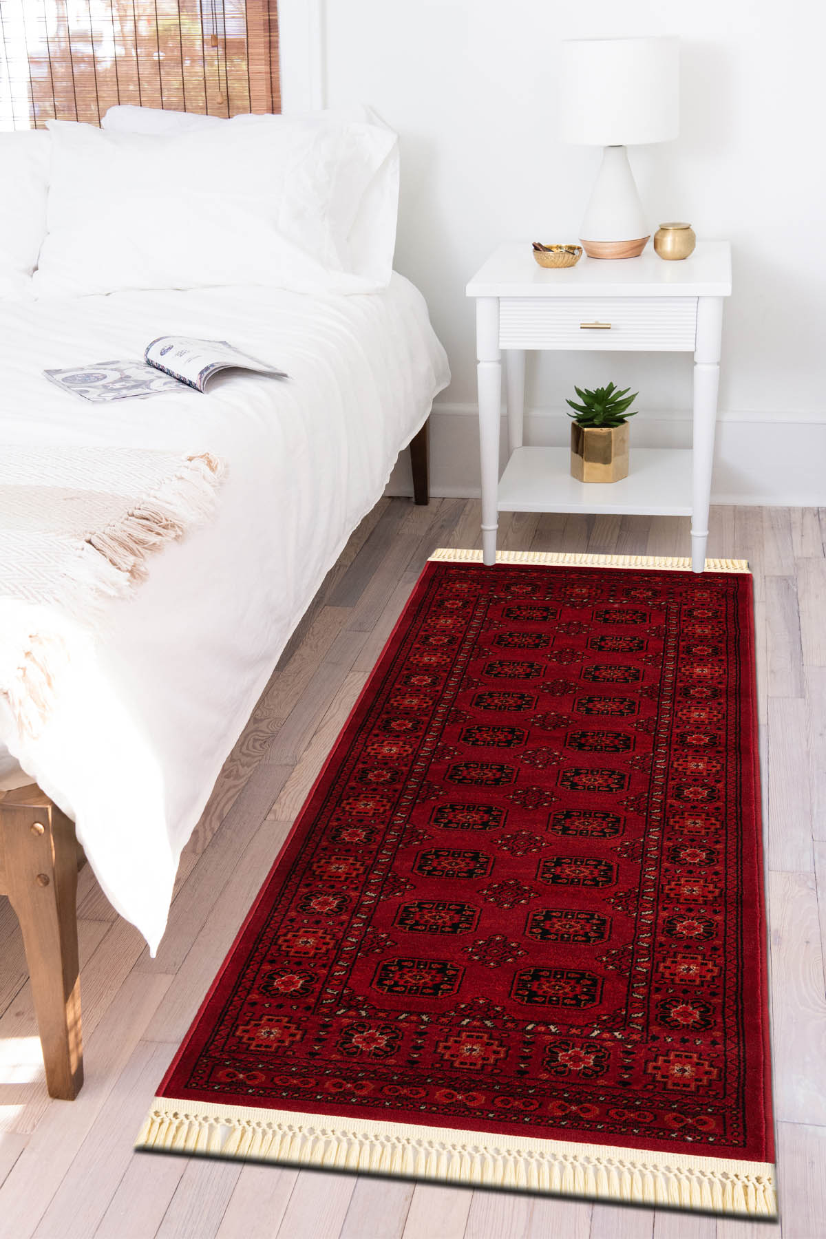 Angorahome Persian Dokuma Makine Halısı BK1006 80 x 305 Dikdörtgen - 2