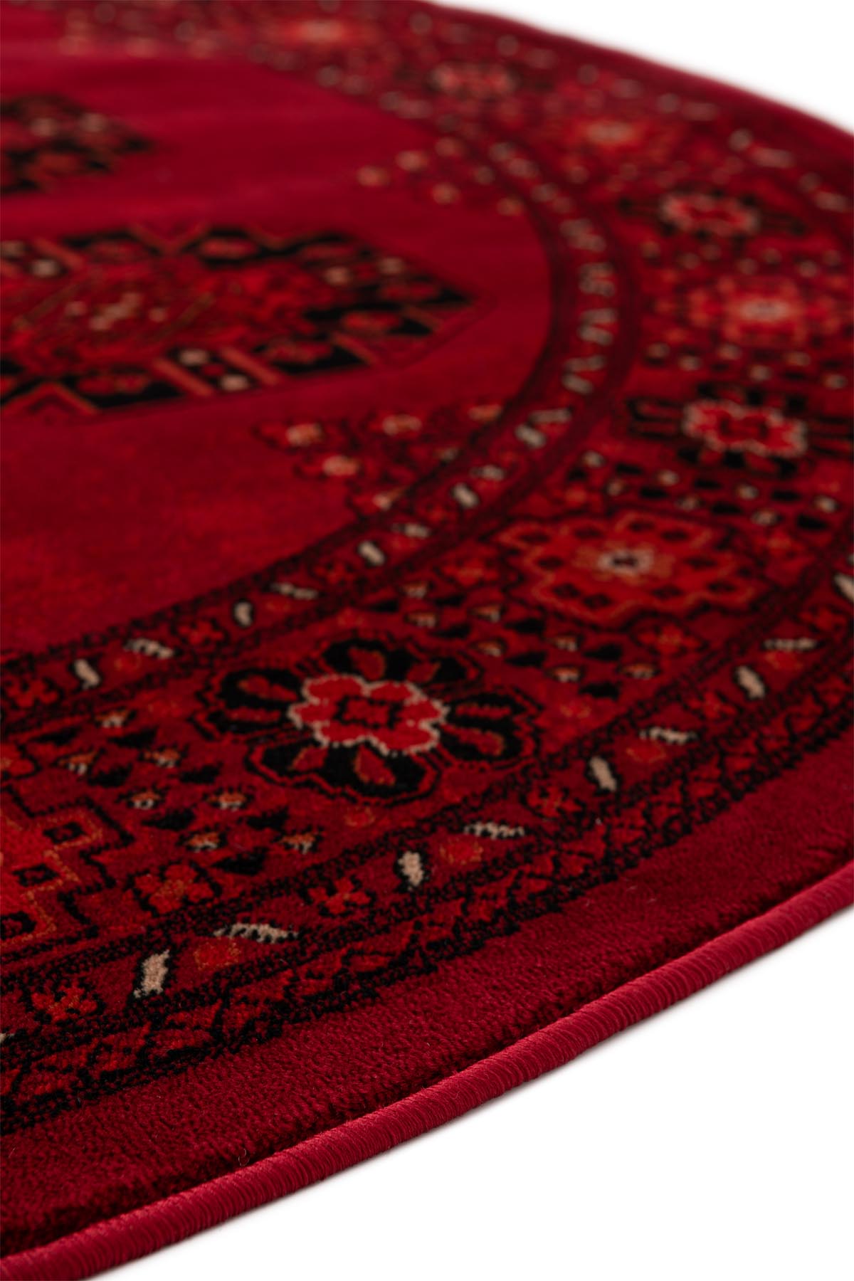 Angorahome Persian Dokuma Makine Halısı BK1006 160 x 160 Yuvarlak - 6