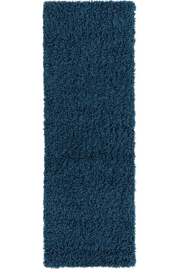 Angorahome Promosyon Shaggy Makine Halısı 7000 65 x 200 Mavi - 6