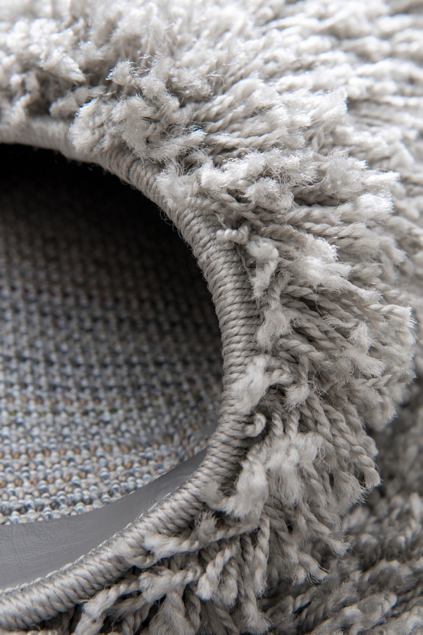 Angorahome Promosyon Shaggy Makine Halısı 7002 100 x 160 Gri - 3