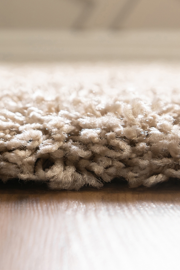 Angorahome Promosyon Shaggy Makine Halısı 7003 100 x 160 Bej - 2