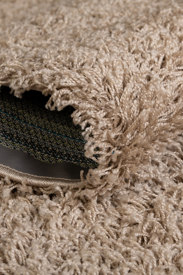 Angorahome Promosyon Shaggy Makine Halısı 7003 75 x 400 Bej - 3