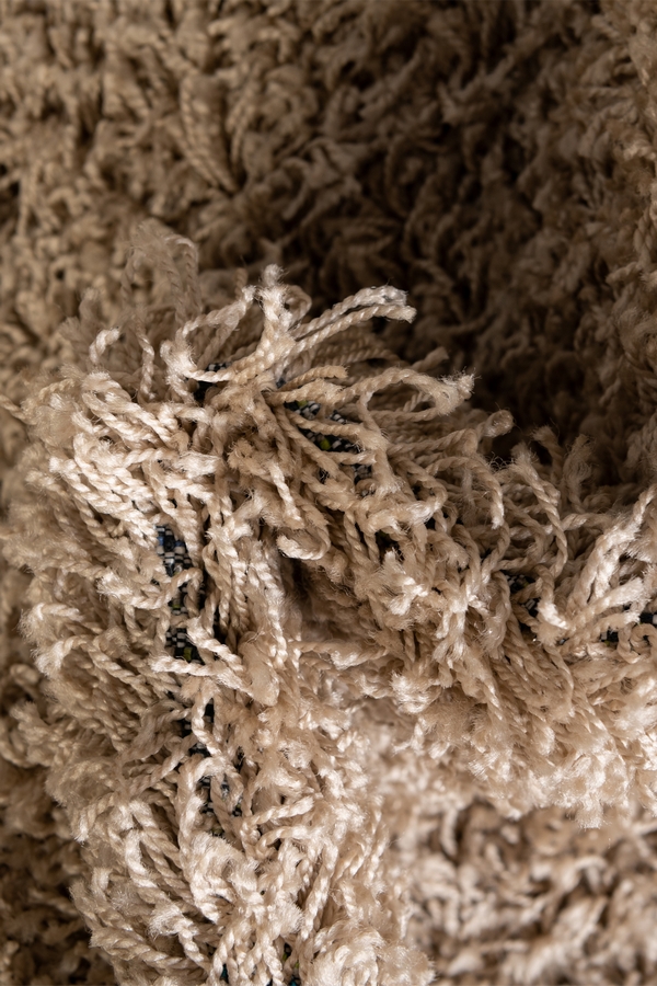 Angorahome Promosyon Shaggy Makine Halısı 7003 75 x 400 Bej - 4