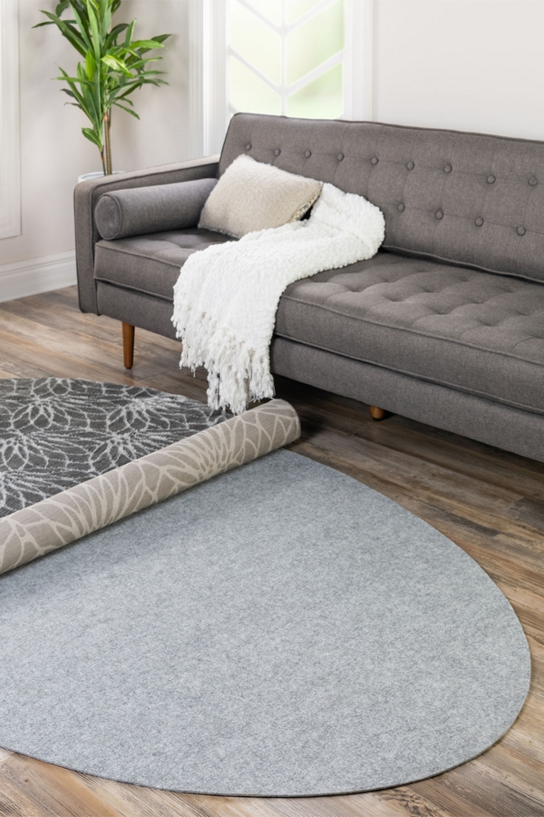 Angorahome Halı Altı Yalıtım Keçesi 150  x 240 Oval - 2