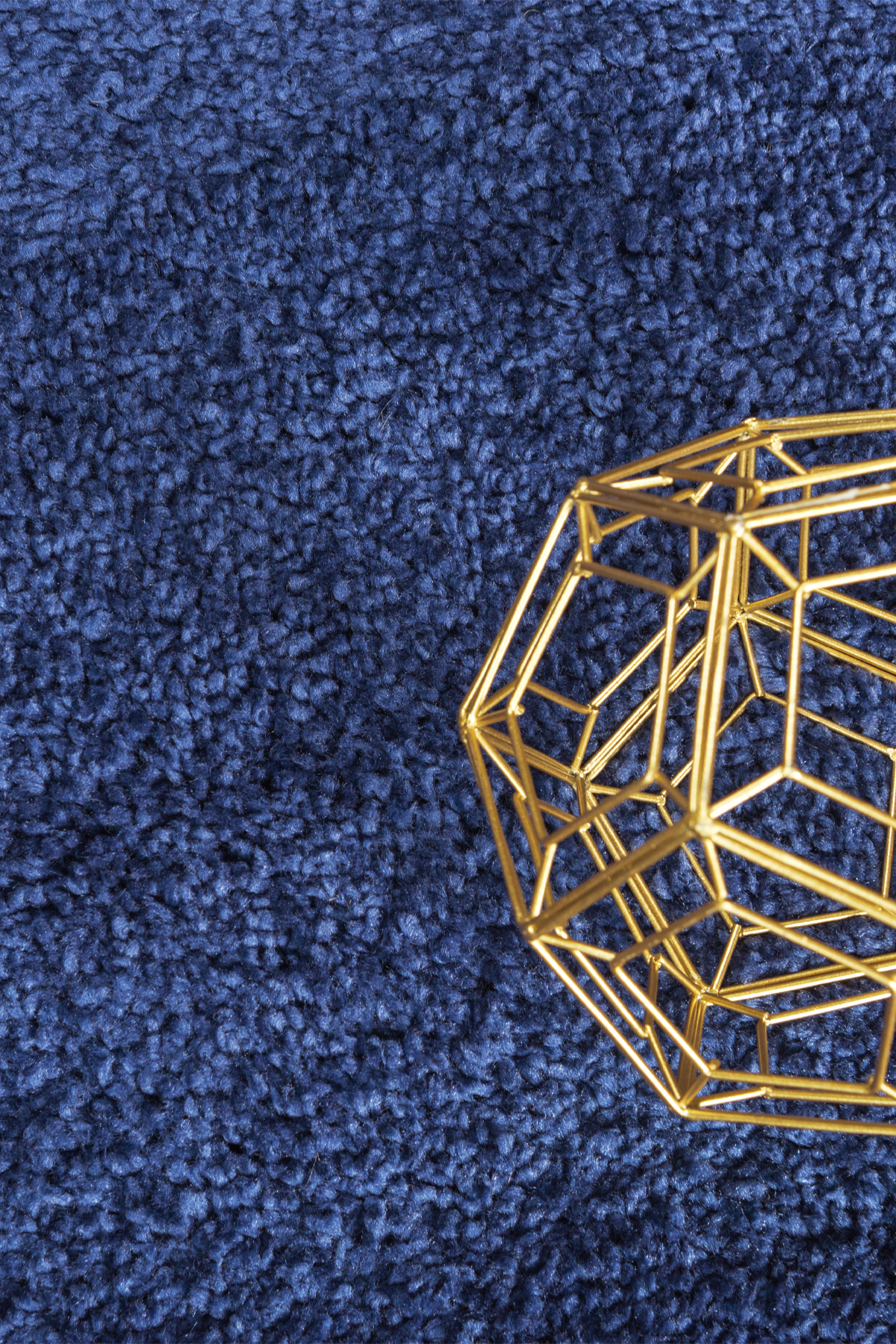 Angorahome Solid Shaggy Makine Halısı 4371A Lacivert - 3