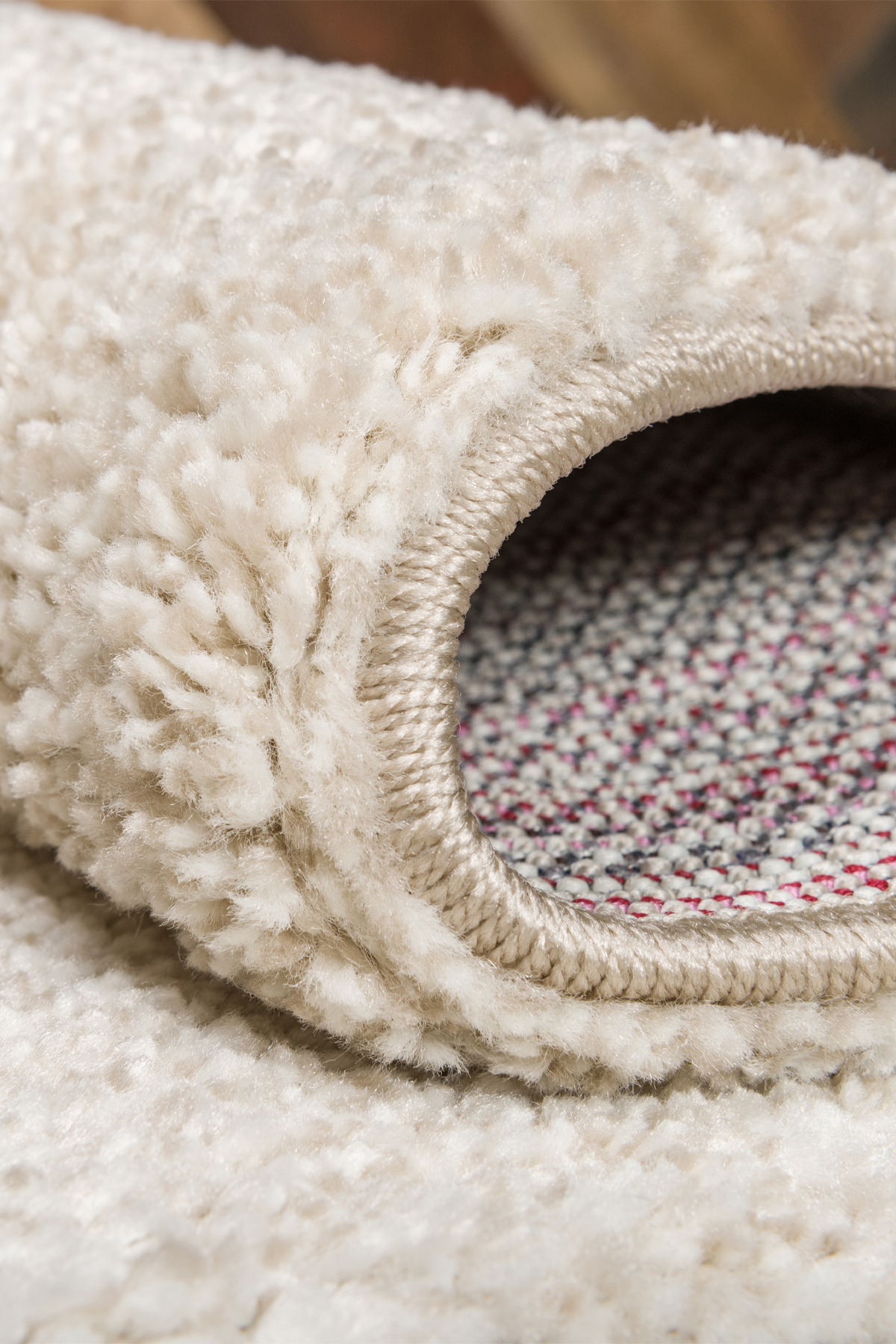 Angorahome Solid Shaggy Makine Halısı 4371C Fildişi - 4