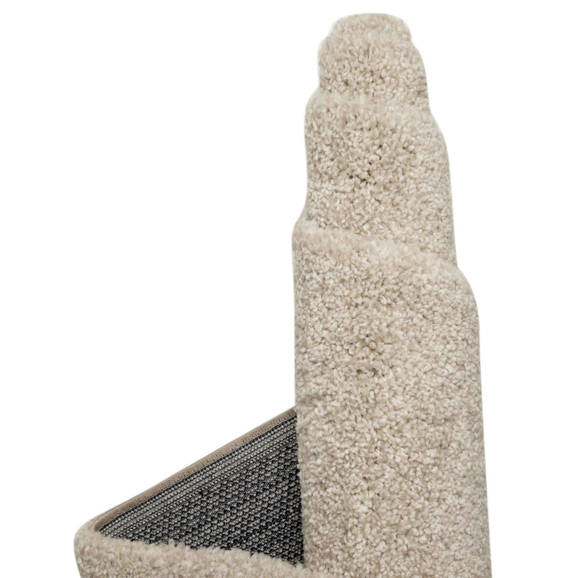 Angorahome Solid Shaggy Makine Halısı 4371C Fildişi - 7