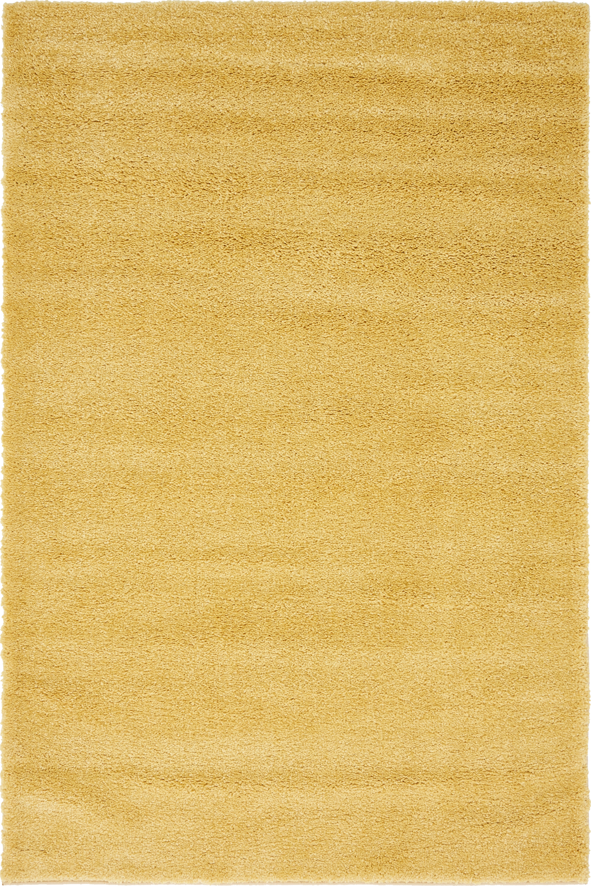 Angorahome Solid  Shaggy Makine Halısı 4371D Sarı - 9