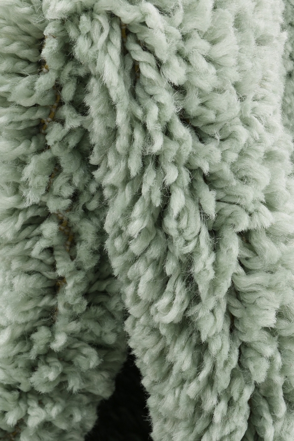 Angorahome Solid Shaggy Makine Halısı 4371E Mavi - 5