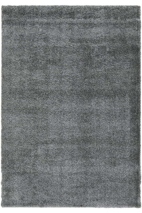 Angorahome Solid Shaggy Makine Halısı 4371G Gri - 6