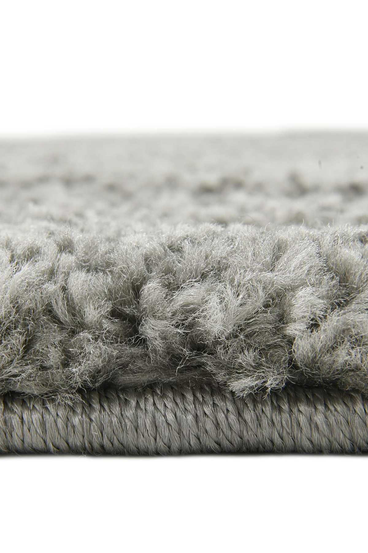 Angorahome Solid  Shaggy Makine Halısı 4371G Gri - 2