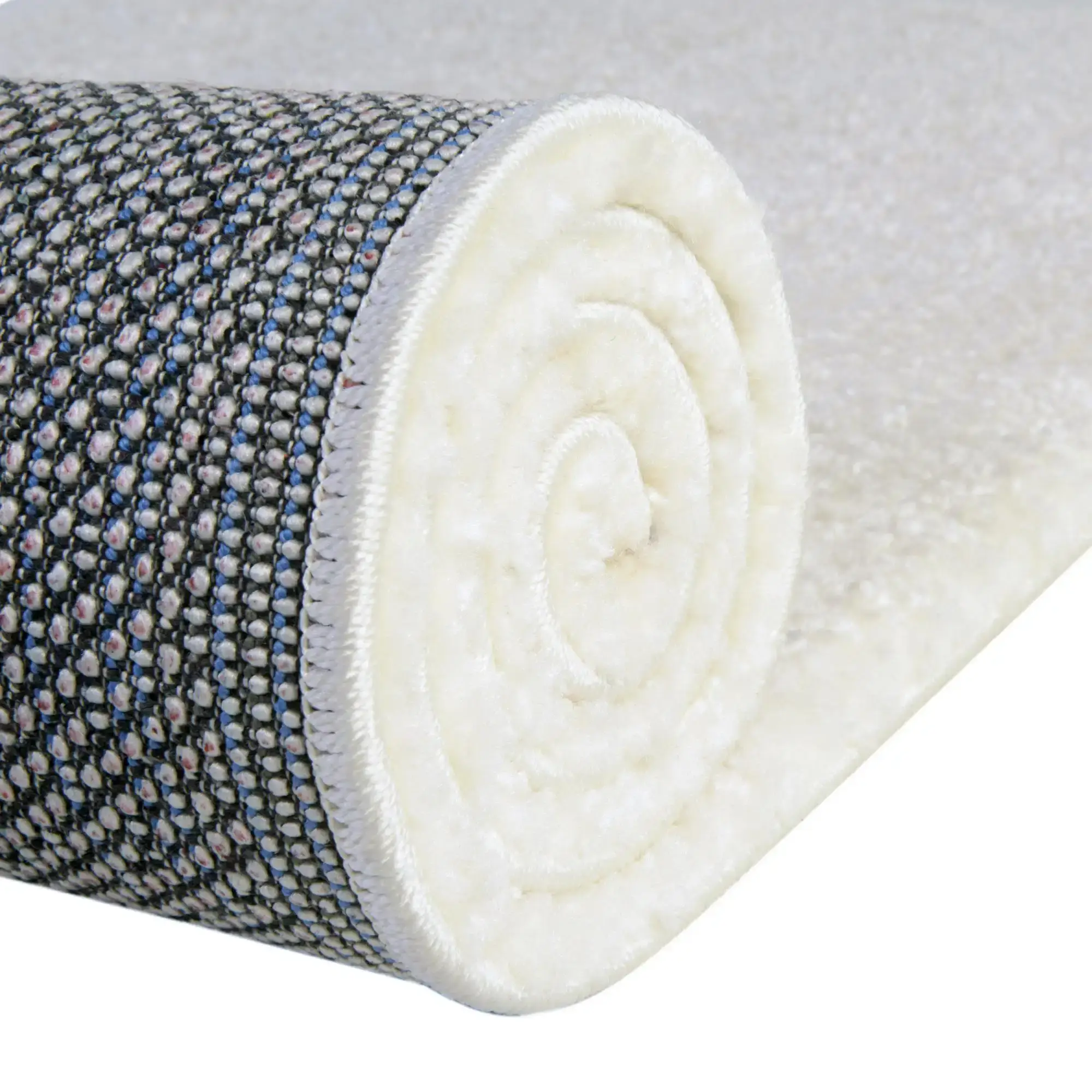 Angorahome Solid Shaggy Makine Halısı 4371M Beyaz - 10