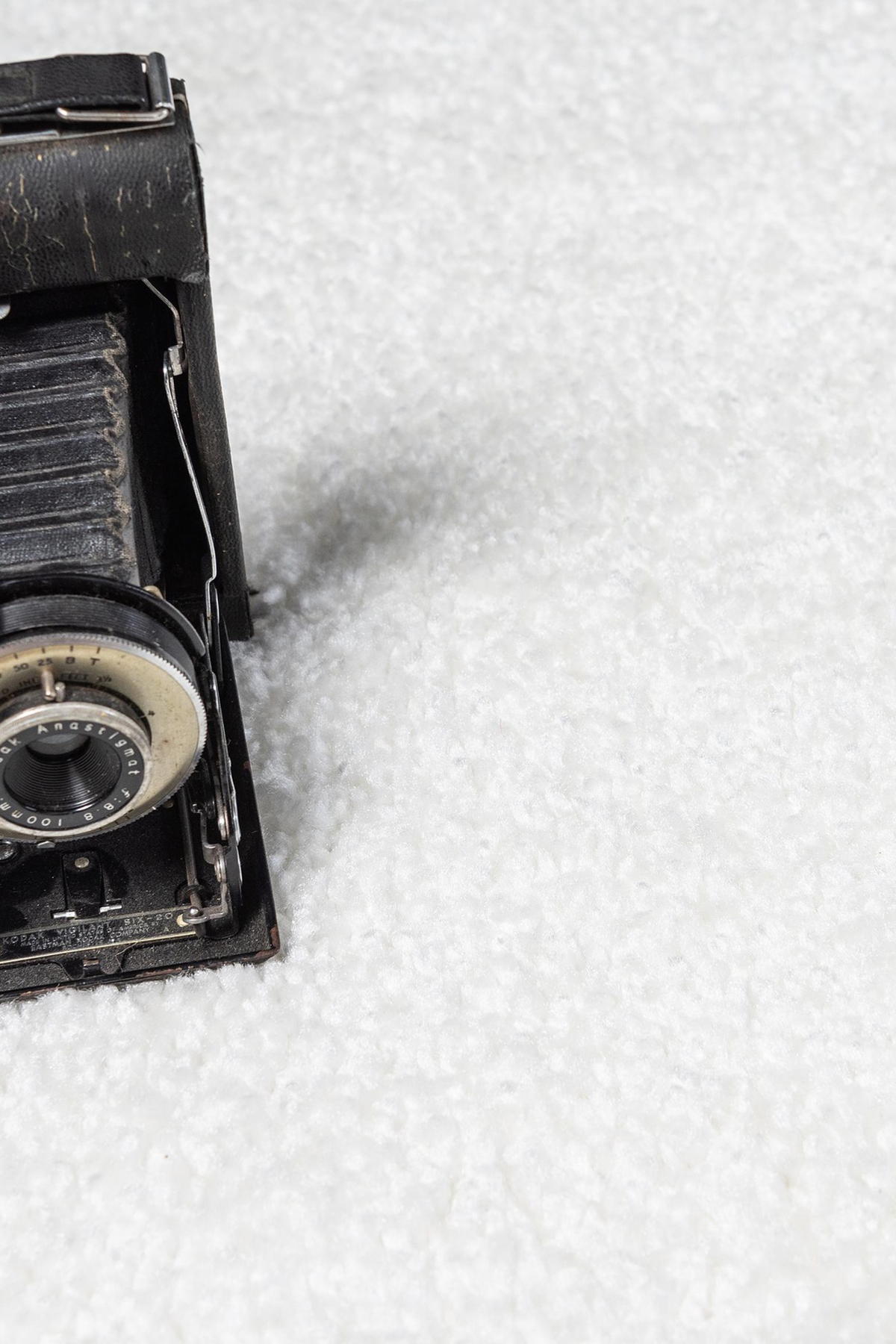 Angorahome Solid Shaggy Makine Halısı 4371M Beyaz - 3