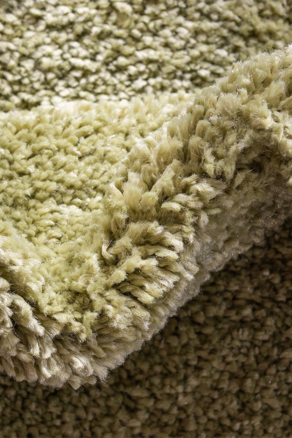 Angorahome Solid Shaggy Makine Halısı 4371P Açık Yeşil - 7