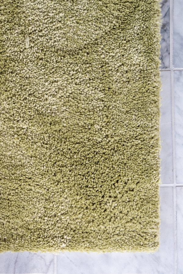 Angorahome Solid Shaggy Makine Halısı 4371P Açık Yeşil - 8