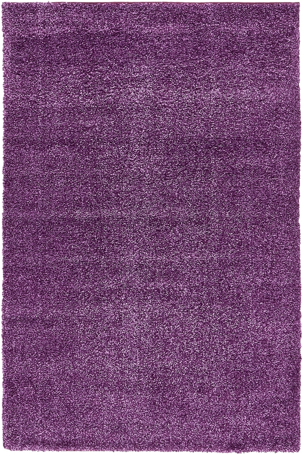 Angorahome Solid Shaggy Makine Halısı 4371Y Mor - 6