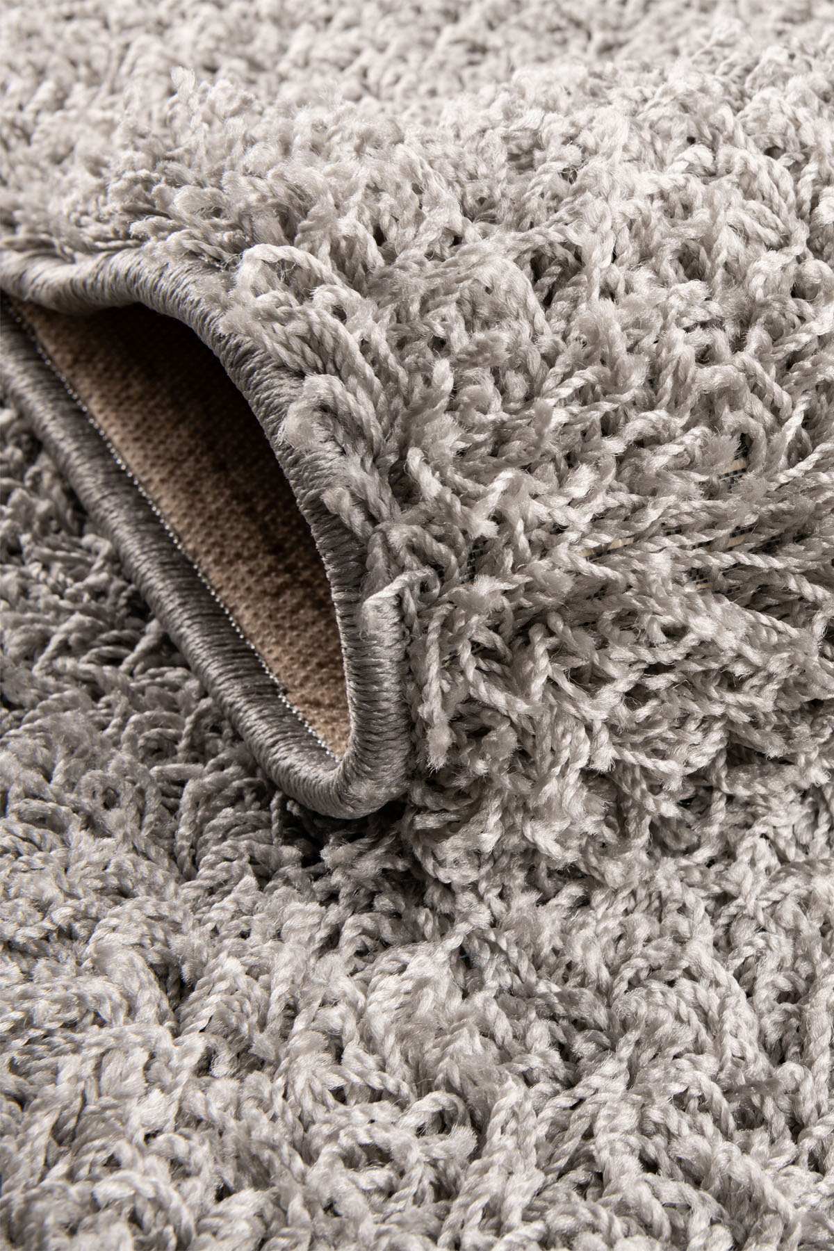 Angorahome Taft Kaymaz Shaggy DH5000 Açık Gri - 2