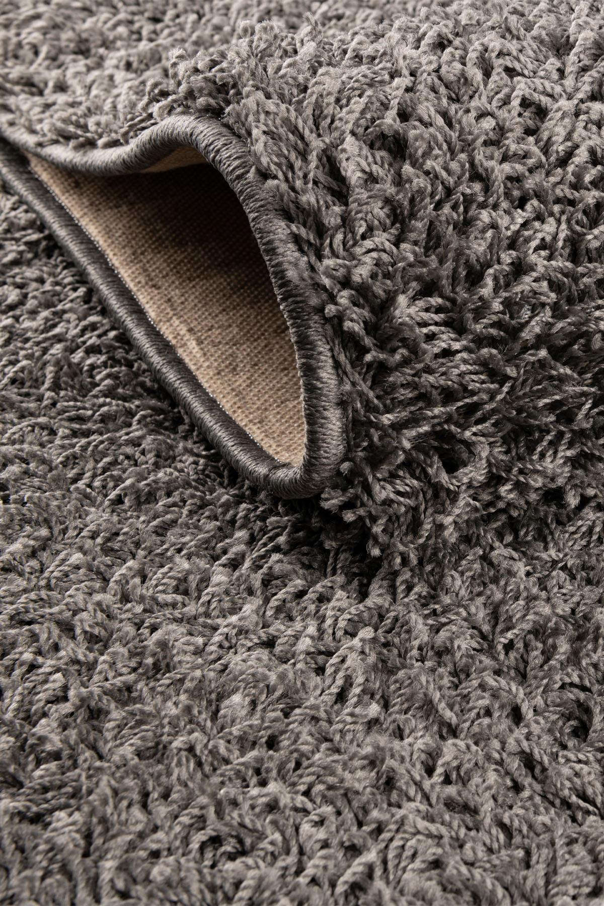 Angorahome Taft Kaymaz Shaggy DH5001 Koyu Gri - 2