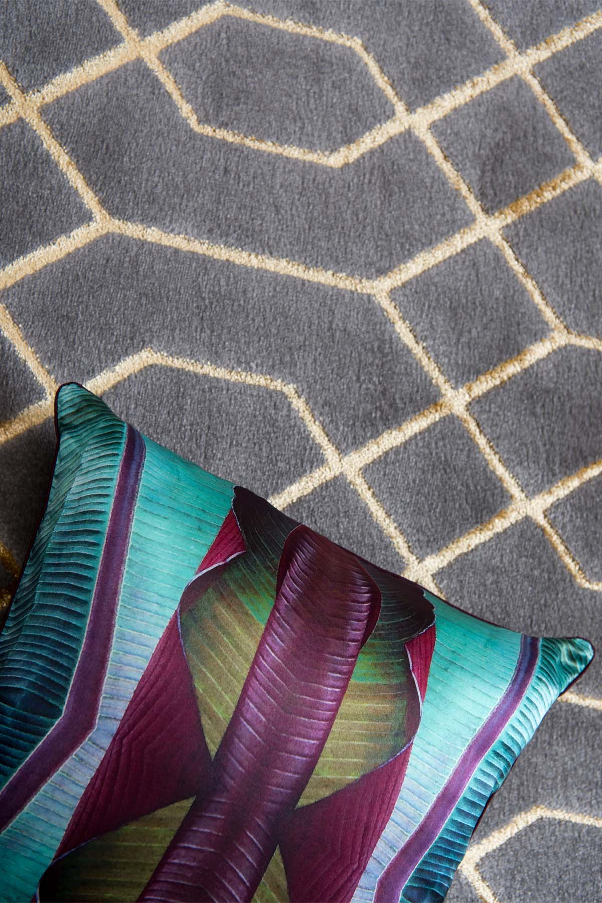 Angora Home Sparkle Koleksiyonu Dokuma Makine Halısı GL1000 100 X 100 Yuvarlak - 5