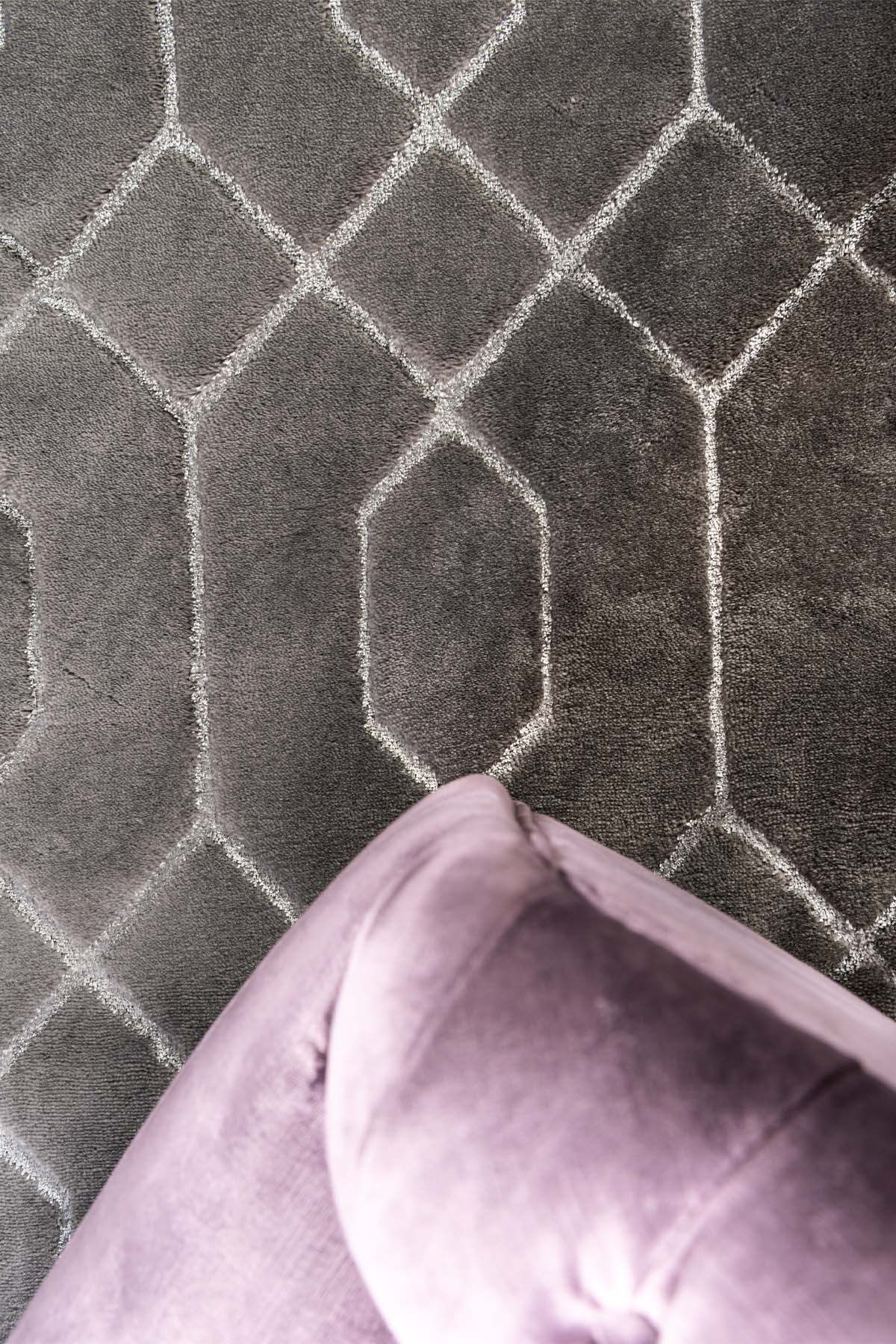 Angora Home Sparkle Koleksiyonu Dokuma Makine Halısı GL1001 160 X 240 Oval - 6