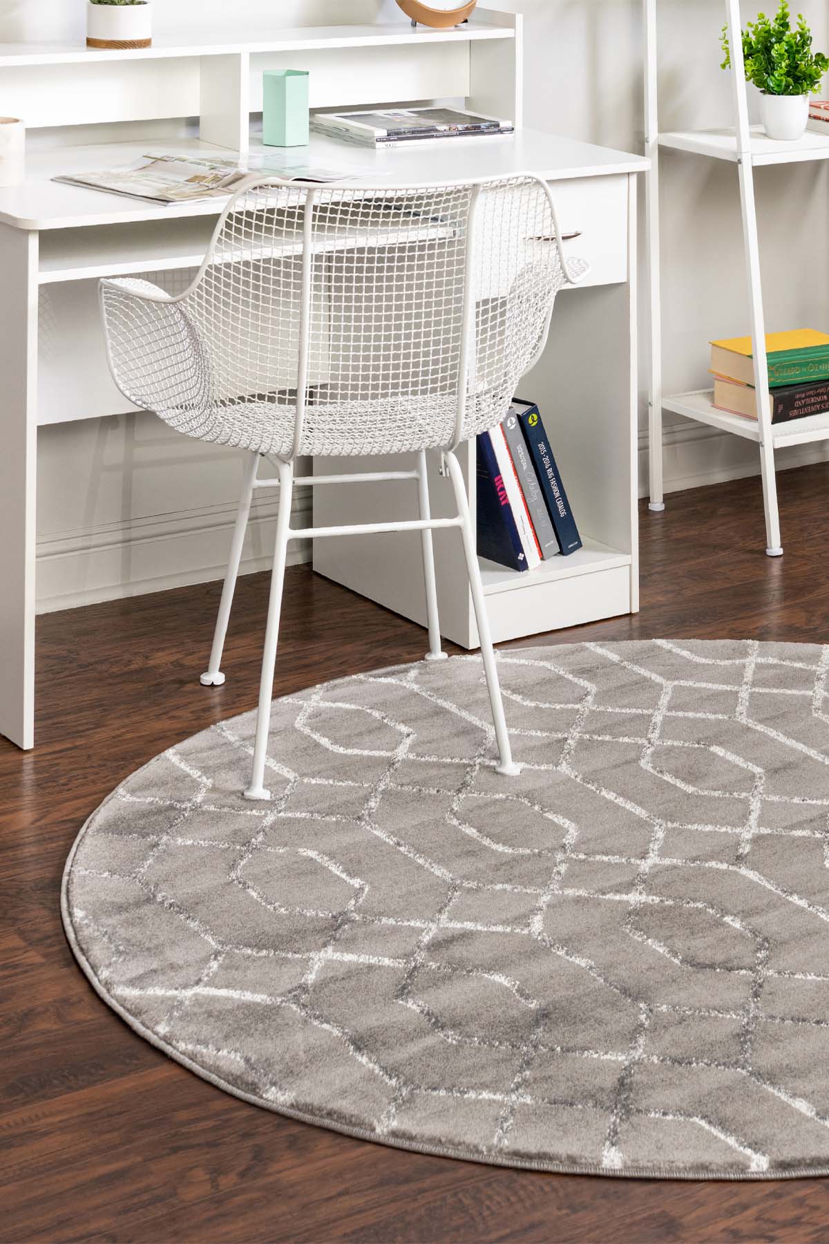 Angora Home Sparkle Koleksiyonu Dokuma Makine Halısı GL1001 100 X 100 Yuvarlak - 2