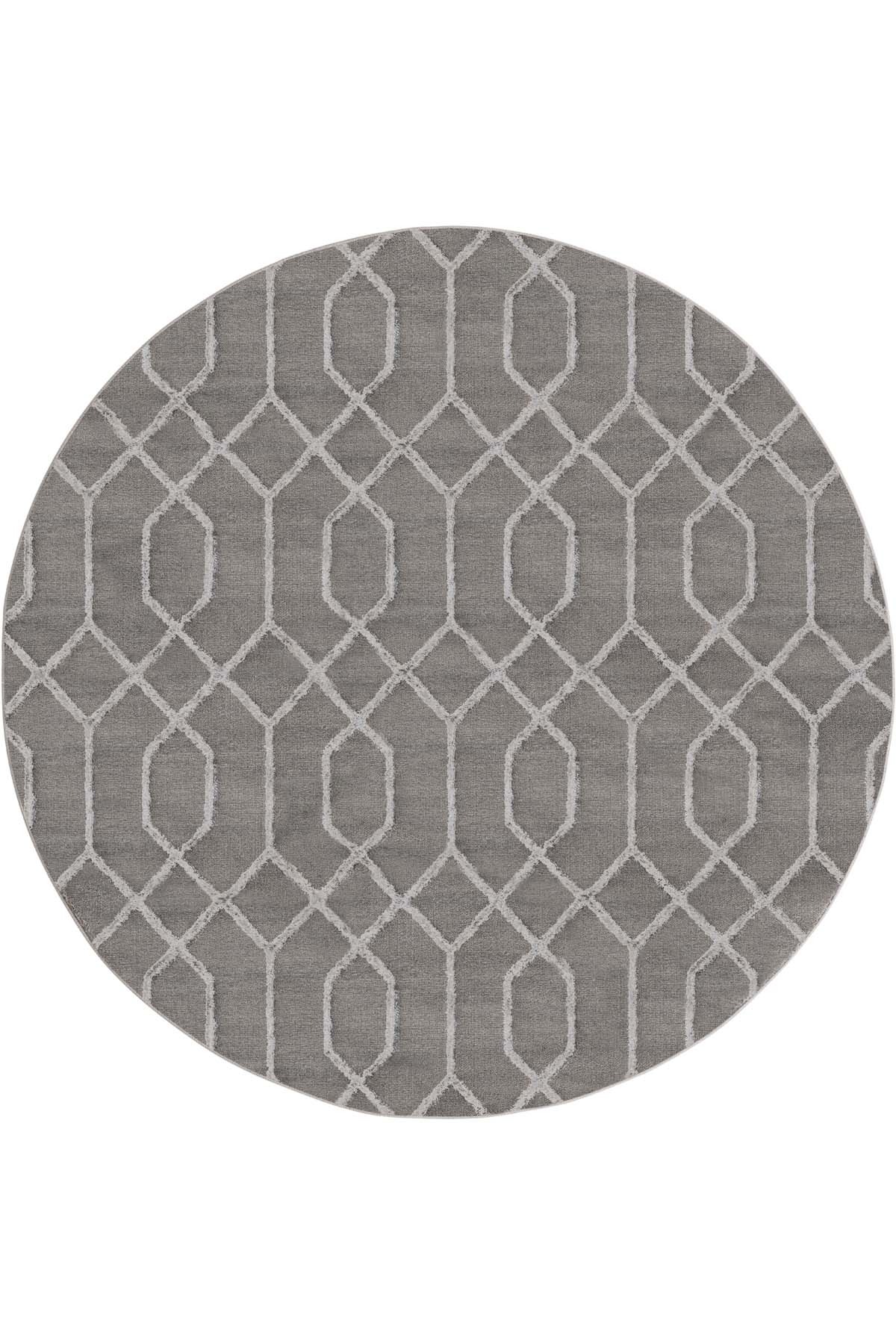 Angora Home Sparkle Koleksiyonu Dokuma Makine Halısı GL1001 100 X 100 Yuvarlak - 8