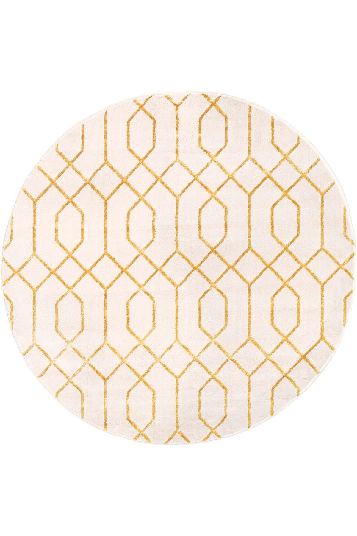 Angora Home Sparkle Koleksiyonu Dokuma Makine Halısı GL1004 100 X 100 Yuvarlak - 8