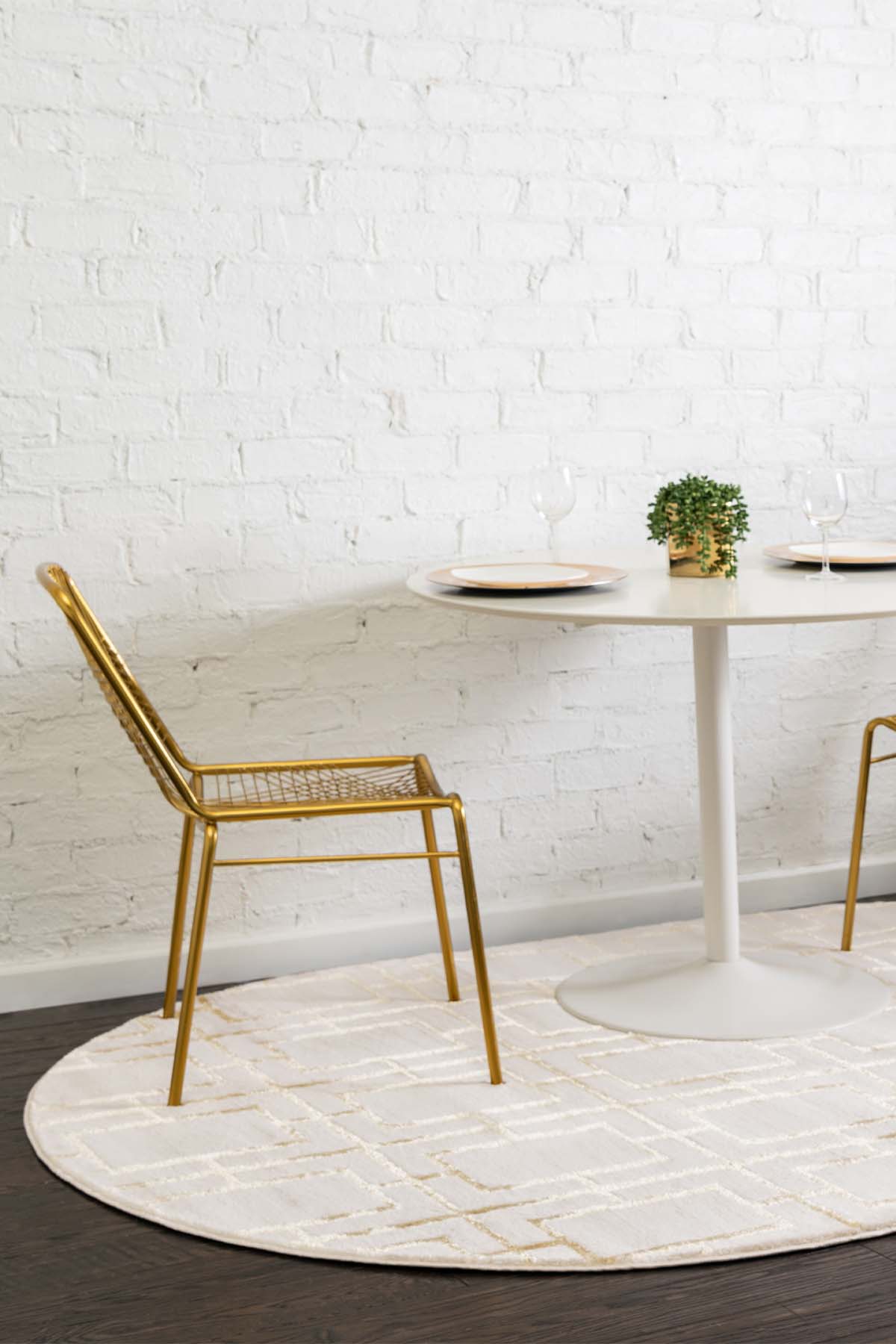 Angora Home Sparkle Koleksiyonu Dokuma Makine Halısı GL1010 160 X 240 Oval - 2