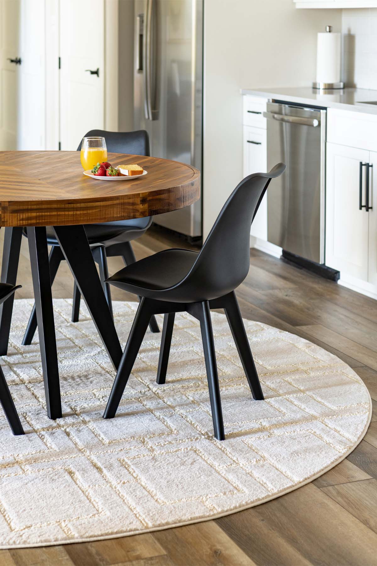 Angora Home Sparkle Koleksiyonu Dokuma Makine Halısı GL1010 160 X 160 Yuvarlak - 2