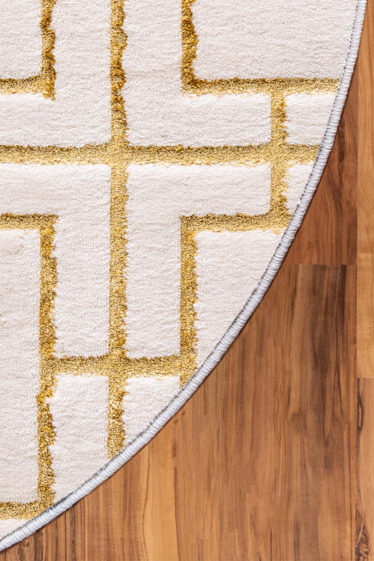 Angora Home Sparkle Koleksiyonu Dokuma Makine Halısı GL1010 160 X 160 Yuvarlak - 7