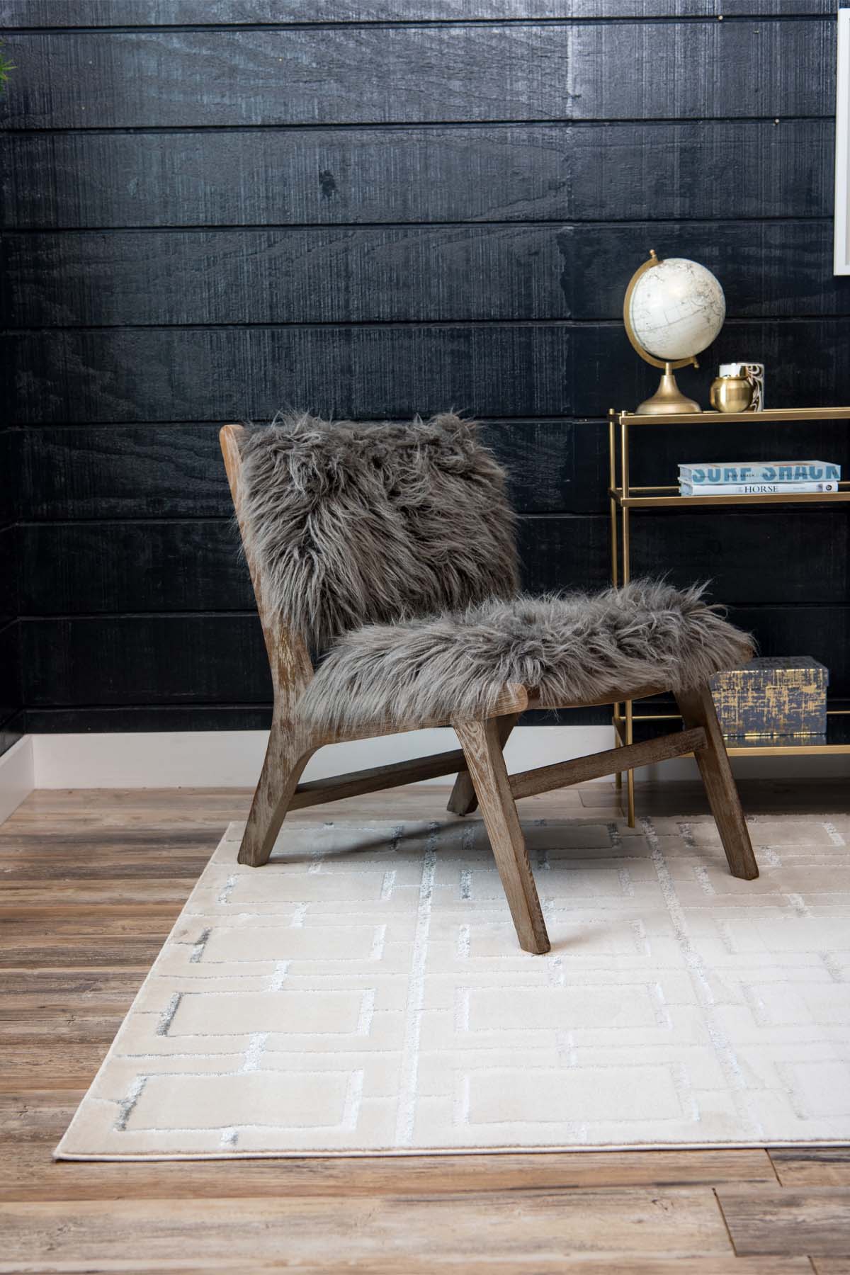 Angora Home Sparkle Koleksiyonu Dokuma Makine Halısı GL1011 100 X 160 Dikdörtgen - 2