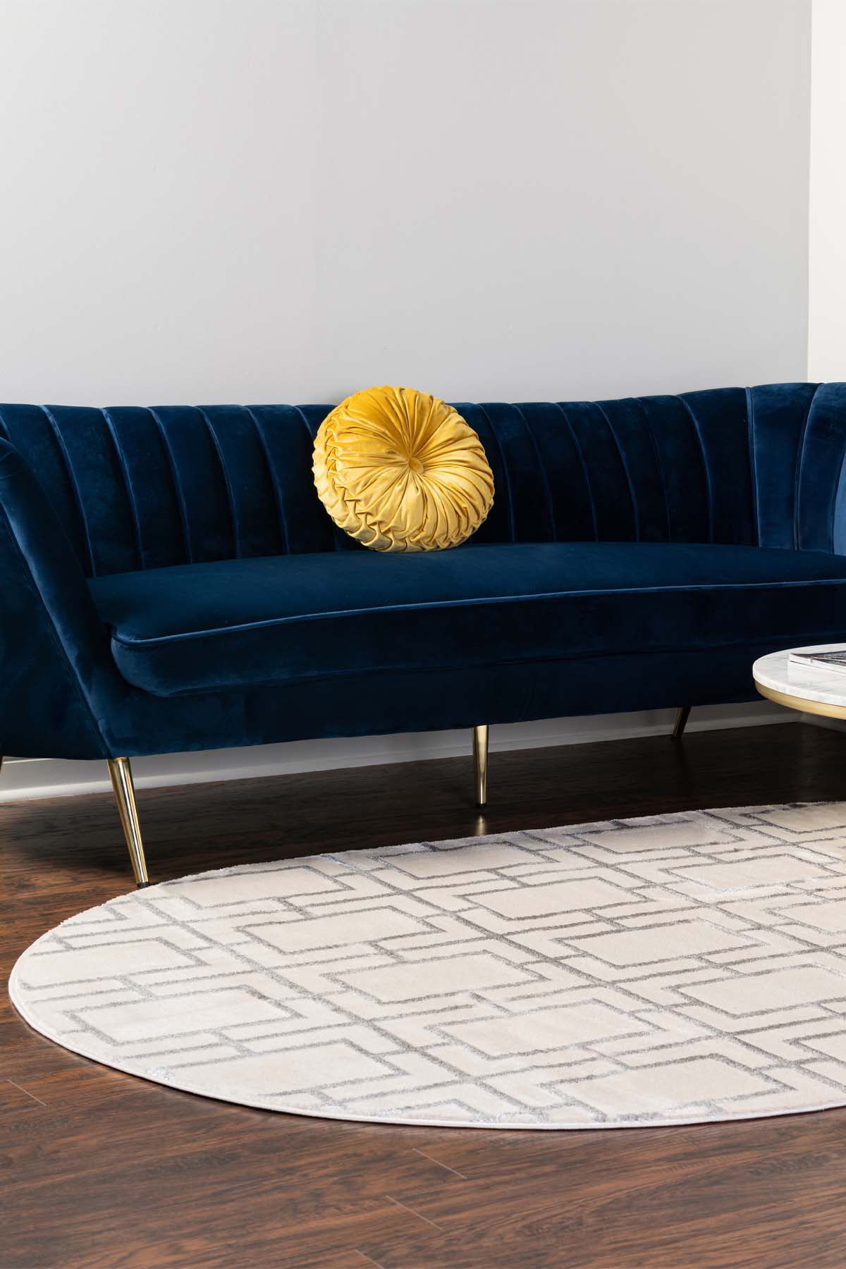 Angora Home Sparkle Koleksiyonu Dokuma Makine Halısı GL1011 160 X 240 Oval - 2