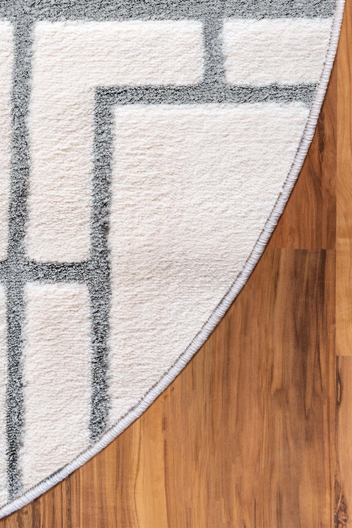 Angora Home Sparkle Koleksiyonu Dokuma Makine Halısı GL1011 100 X 100 Yuvarlak - 7