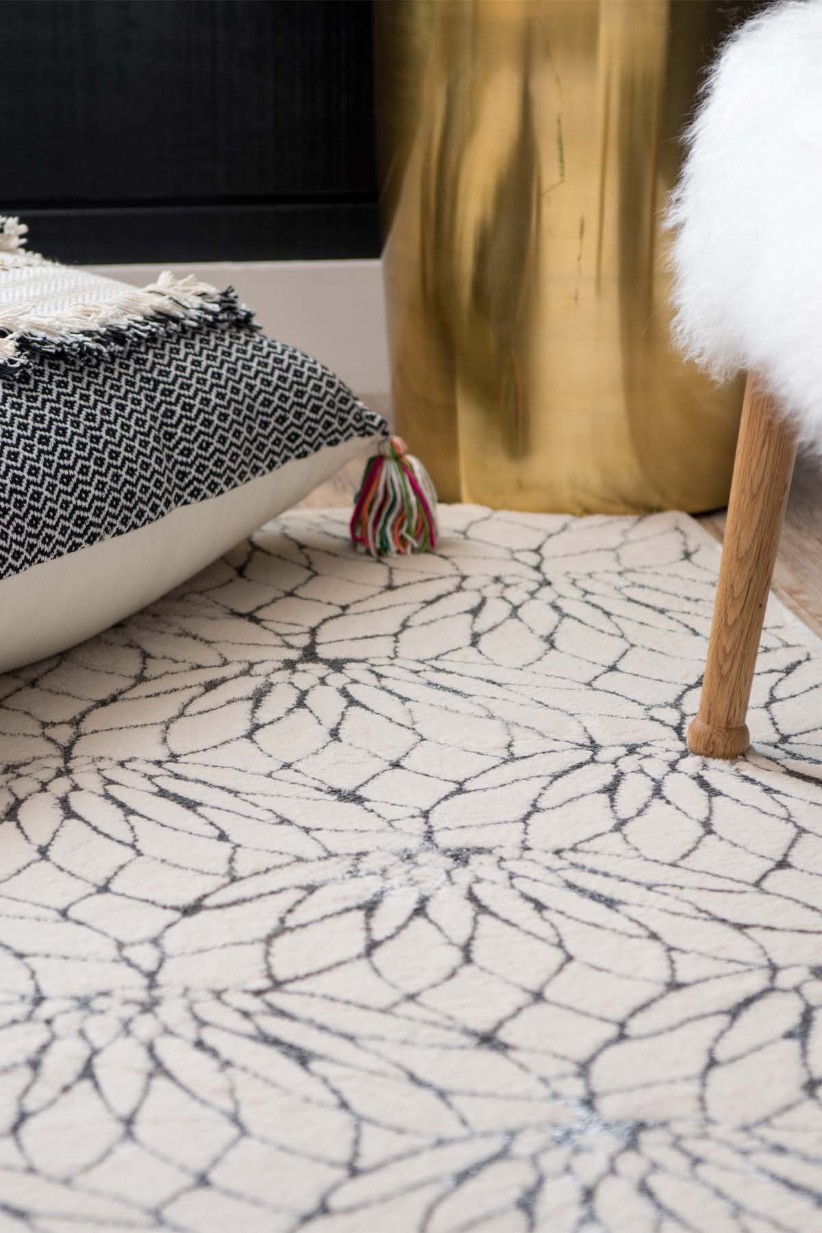 Angora Home Sparkle Koleksiyonu Dokuma Makine Halısı GL1014 100 X 160 Dikdörtgen - 2