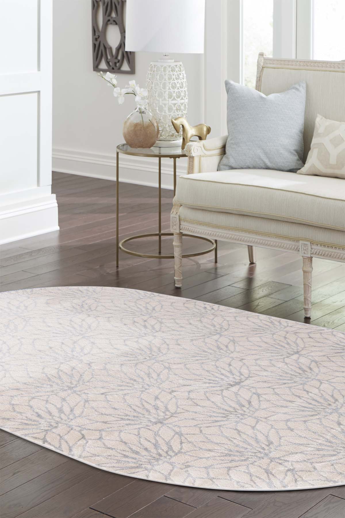 Angora Home Sparkle Koleksiyonu Dokuma Makine Halısı GL1014 160 X 240 Oval - 2