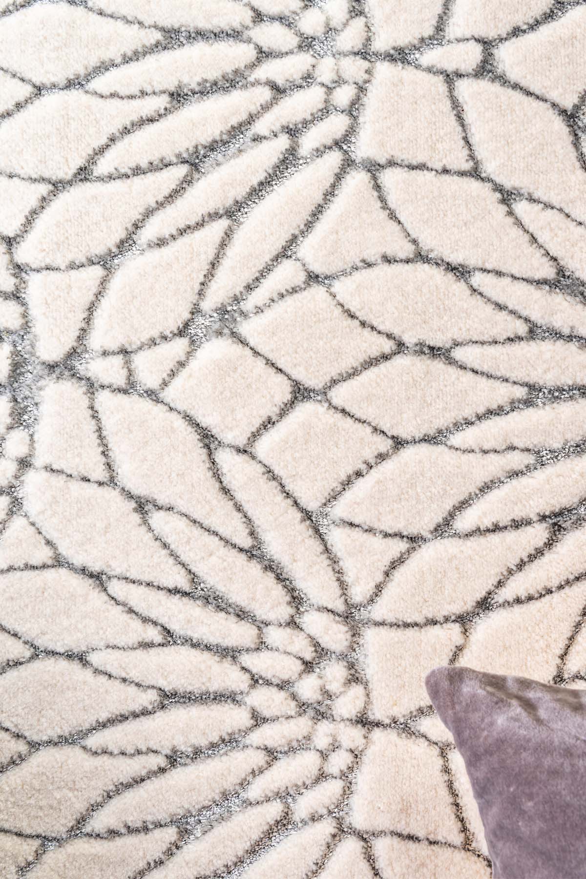 Angora Home Sparkle Koleksiyonu Dokuma Makine Halısı GL1014 100 X 100 Yuvarlak - 4