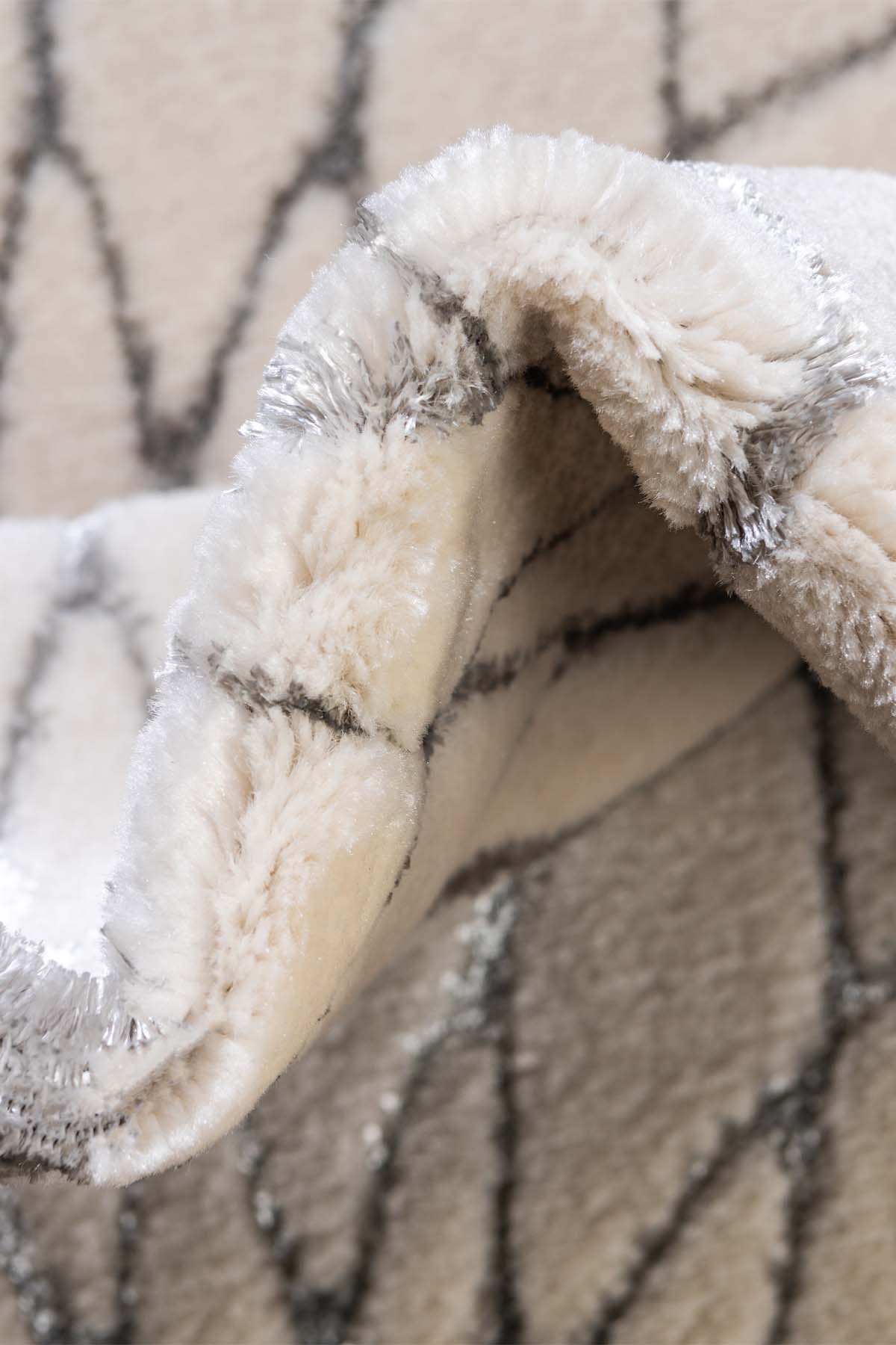Angora Home Sparkle Koleksiyonu Dokuma Makine Halısı GL1014 100 X 100 Yuvarlak - 5
