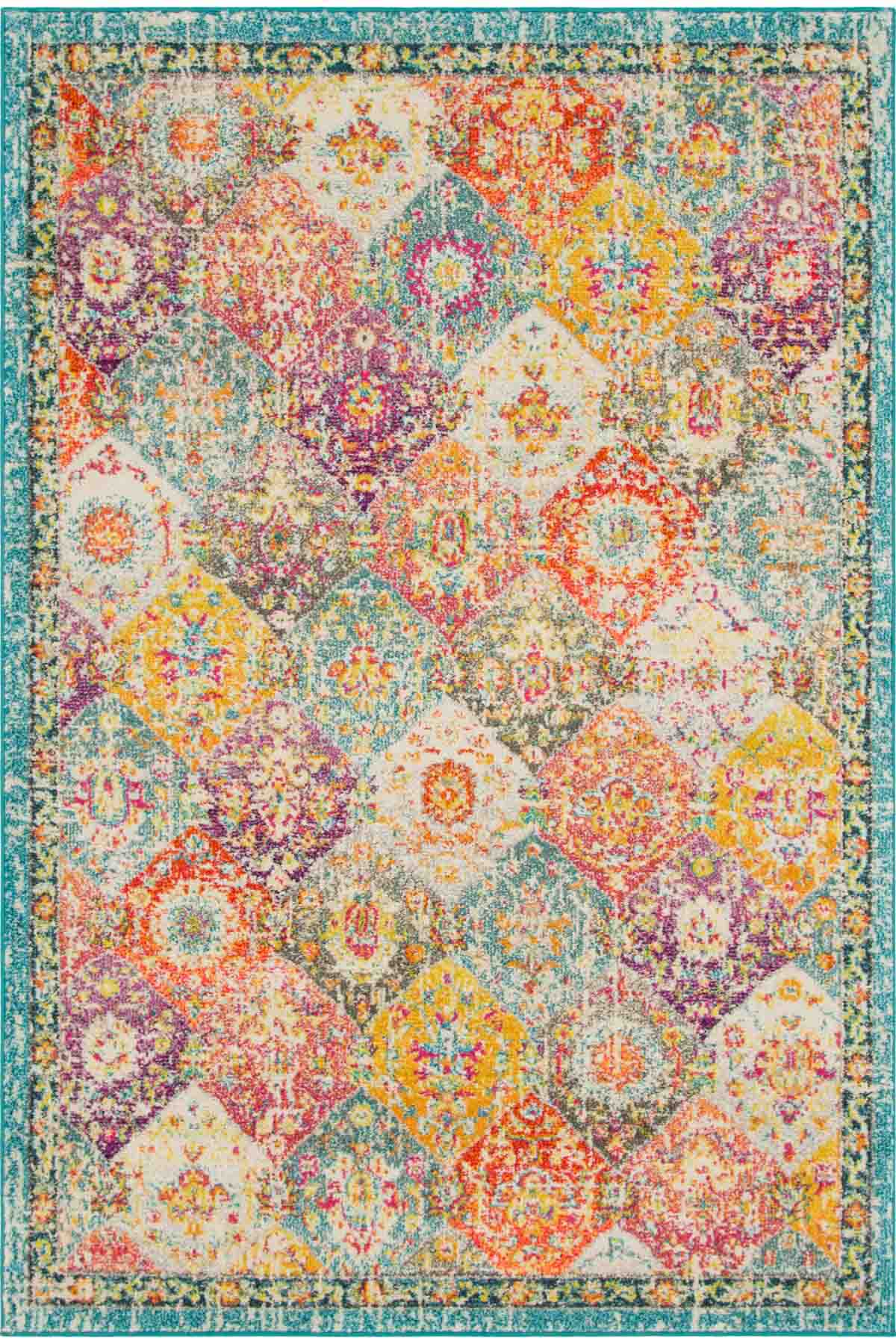 Angorahome Spring Koleksiyonu Dokuma Makine Halısı SP1000 160 x 240 Dikdörtgen - 6