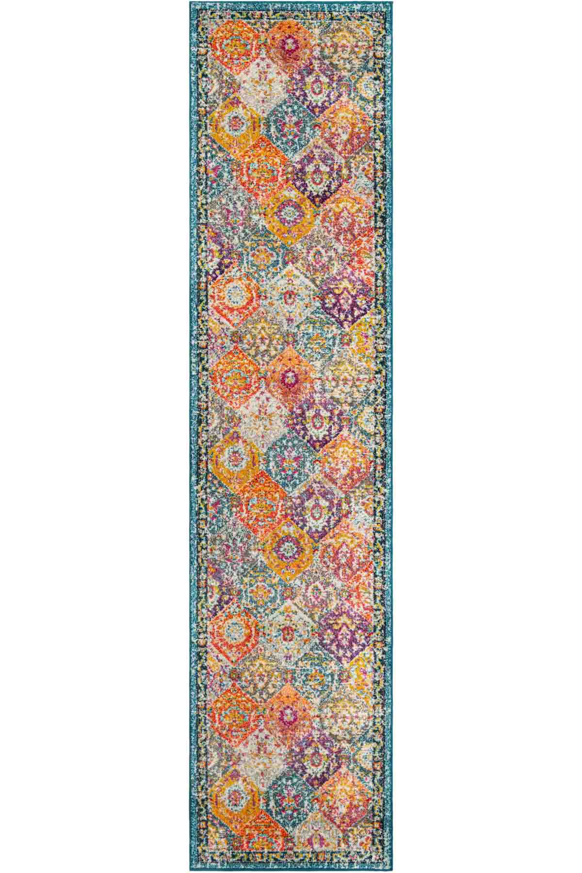 Angorahome Spring Koleksiyonu Dokuma Makine Halısı SP1000 80 x 360 Dikdörtgen - 6